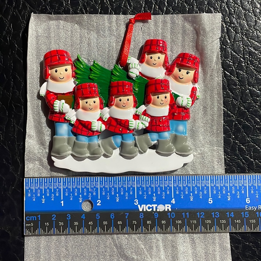 Christmas Ornaments- Family of (6)